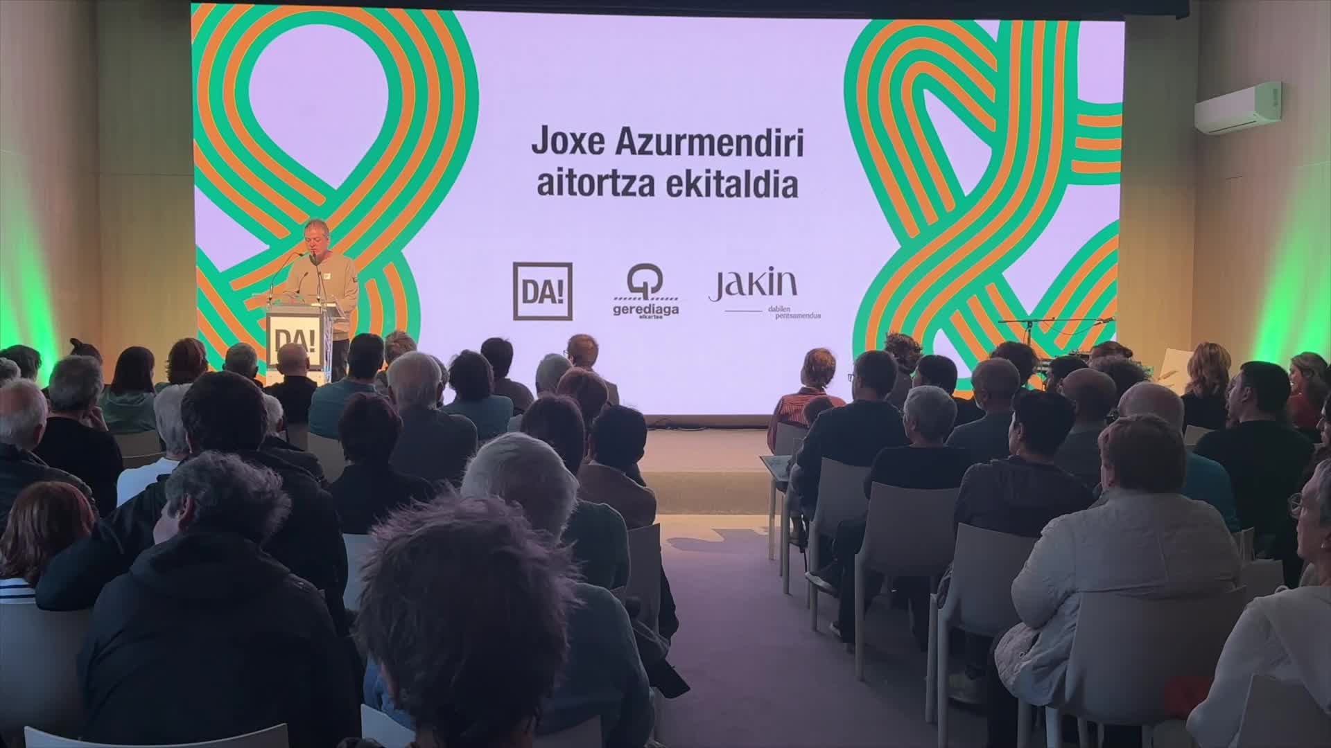 Joxe Azurmendiri aitortza